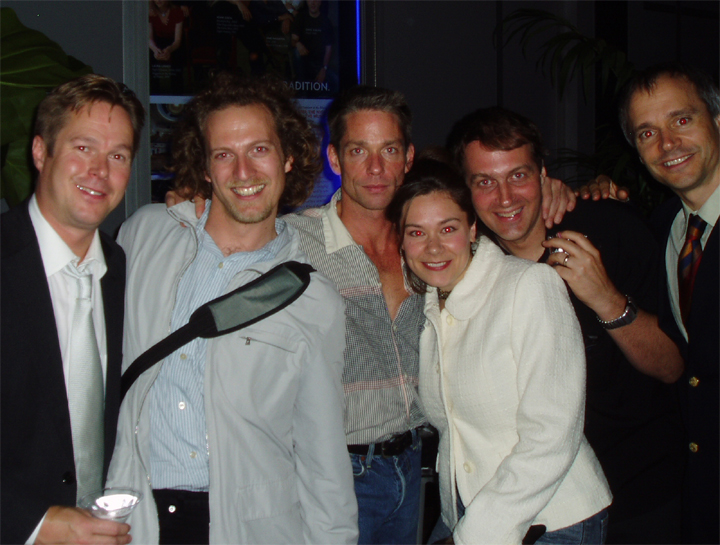 Mikko Nissinen, DJ, Eric Hoisington,  Kate Lydon, Me and Tony Randazzo